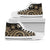 Samoa High Top Shoes - Gold Tentacle Turtle Unisex White - Polynesian Pride