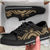 Samoa Low Top Canvas Shoes - Gold Tentacle Turtle - Polynesian Pride