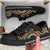 Tonga Low Top Canvas Shoes - Gold Tentacle Turtle - Polynesian Pride