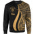 Niue Sweatshirt - Gold Polynesian Tentacle Tribal Pattern Unisex Gold - Polynesian Pride