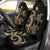 Northern Mariana Islands Car Seat Covers - Gold Tentacle Turtle Universal Fit Gold - Polynesian Pride