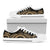 Marshall Islands Low Top Canvas Shoes - Gold Tentacle Turtle Crest - Polynesian Pride