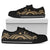 Marshall Islands Low Top Canvas Shoes - Gold Tentacle Turtle - Polynesian Pride