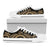 Tonga Low Top Canvas Shoes - Gold Tentacle Turtle - Polynesian Pride