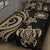 Samoa Quilt Bed Set - Gold Tentacle Turtle - Polynesian Pride