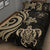 Niue Quilt Bed Set - Gold Tentacle Turtle - Polynesian Pride