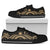 Northern Mariana Islands Low Top Canvas Shoes - Gold Tentacle Turtle - Polynesian Pride