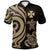 Wallis and Futuna Polo Shirt Gold Tentacle Turtle Unisex Gold - Polynesian Pride