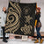 Niue Premium Quilt - Gold Tentacle Turtle - Polynesian Pride