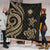 Marshall Islands Premium Quilt - Gold Tentacle Turtle - Polynesian Pride