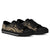 Niue Low Top Canvas Shoes - Gold Tentacle Turtle - Polynesian Pride