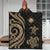 Marshall Islands Premium Quilt - Gold Tentacle Turtle - Polynesian Pride