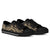 Samoa Low Top Canvas Shoes - Gold Tentacle Turtle - Polynesian Pride