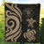 Niue Premium Quilt - Gold Tentacle Turtle - Polynesian Pride