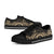 Cook Islands Low Top Shoes - Gold Tentacle Turtle - Polynesian Pride