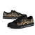 Hawaii Low Top Canvas Shoes - Gold Tentacle Turtle - Polynesian Pride