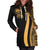 Federated States of Micronesia Women's Hoodie Dress - Gold Polynesian Tentacle Tribal Pattern - Polynesian Pride