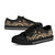 Marshall Islands Low Top Canvas Shoes - Gold Tentacle Turtle - Polynesian Pride