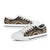 Fiji Low Top Canvas Shoes - Gold Tentacle Turtle Crest - Polynesian Pride