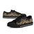 Pohnpei Low Top Canvas Shoes - Gold Tentacle Turtle - Polynesian Pride