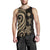 Tokelau Men's Tank Top - Gold Tentacle Turtle - Polynesian Pride