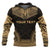 Samoa Polynesian Chief Custom Hoodie Gold Version - Polynesian Pride