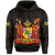 Polynesian Kanaka Maoli Royal Coat of Arms Hawaii Hoodie Gold - Polynesian Pride