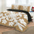 Hawaiian Royal Pattern Quilt Bed Set - Gold - C2 Style - AH - Polynesian Pride