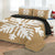 Hawaiian Royal Pattern Quilt Bed Set - Gold - H2 Style - AH - Polynesian Pride