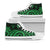 Niue High Top Shoes - Green Tentacle Turtle - Polynesian Pride