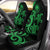 Federated States of Micronesia Car Seat Covers - Green Tentacle Turtle Universal Fit Green - Polynesian Pride