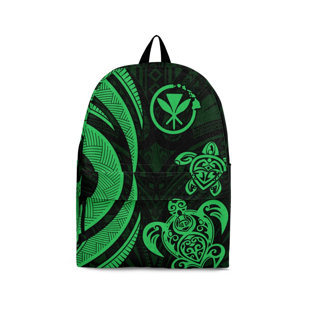 Hawaii Backpack - Green Tentacle Turtle Green - Polynesian Pride