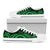 Fiji Low Top Canvas Shoes - Green Tentacle Turtle Crest - Polynesian Pride