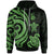 New Caledonia Hoodie Green Tentacle Turtle Unisex Green - Polynesian Pride