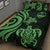 Guam Quilt Bed Set - Green Tentacle Turtle - Polynesian Pride