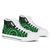 Niue High Top Shoes - Green Tentacle Turtle - Polynesian Pride