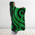 Chuuk Hooded Blanket - Green Tentacle Turtle - Polynesian Pride