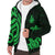 New Caledonia Sherpa Hoodie - Green Tentacle Turtle - Polynesian Pride