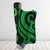 Pohnpei Hooded Blanket - Green Tentacle Turtle - Polynesian Pride