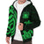 Samoa Sherpa Hoodie - Green Tentacle Turtle - Polynesian Pride