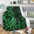 Niue Premium Blanket - Green Tentacle Turtle - Polynesian Pride