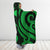 Wallis and Futuna Hooded Blanket - Green Tentacle Turtle - Polynesian Pride