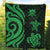 Tuvalu Premium Quilt - Green Tentacle Turtle - Polynesian Pride