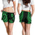 Tahiti Women's Short - Green Tentacle Turtle - Polynesian Pride