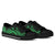 Marshall Islands Low Top Canvas Shoes - Green Tentacle Turtle - Polynesian Pride