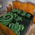 Tuvalu Quilt Bed Set - Green Tentacle Turtle - Polynesian Pride