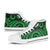 Pohnpei High Top Shoes - Green Tentacle Turtle - Polynesian Pride