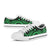 Marshall Islands Low Top Canvas Shoes - Green Tentacle Turtle - Polynesian Pride