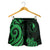 Yap Women's Short - Green Tentacle Turtle - Polynesian Pride