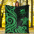 Tuvalu Premium Blanket - Green Tentacle Turtle - Polynesian Pride